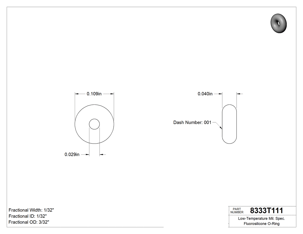 Technical drawing - 8333T111